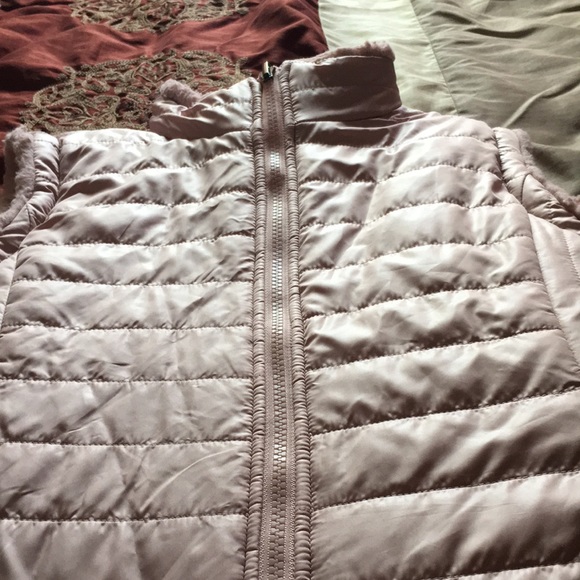 Pink warm and fuzzy coat. - Picture 3 of 5